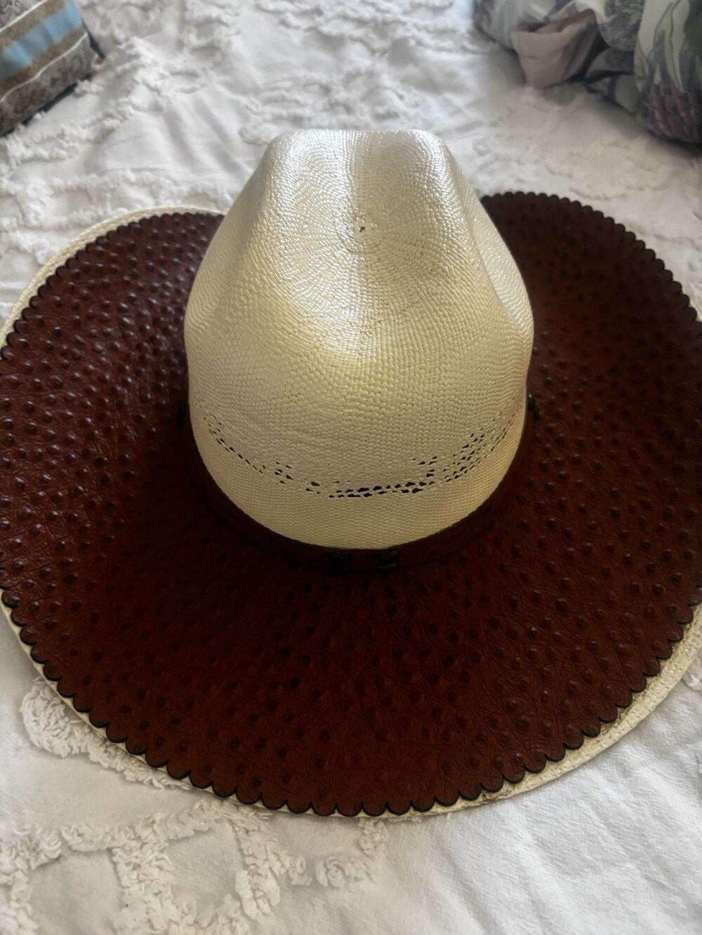 Gorgeous Hard Cowboy Hat. Western Style. Great with A Dressy Outfit Or Jeans!